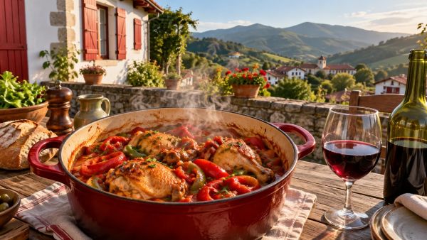 Les meilleurs vins pour accompagner le poulet basquaise